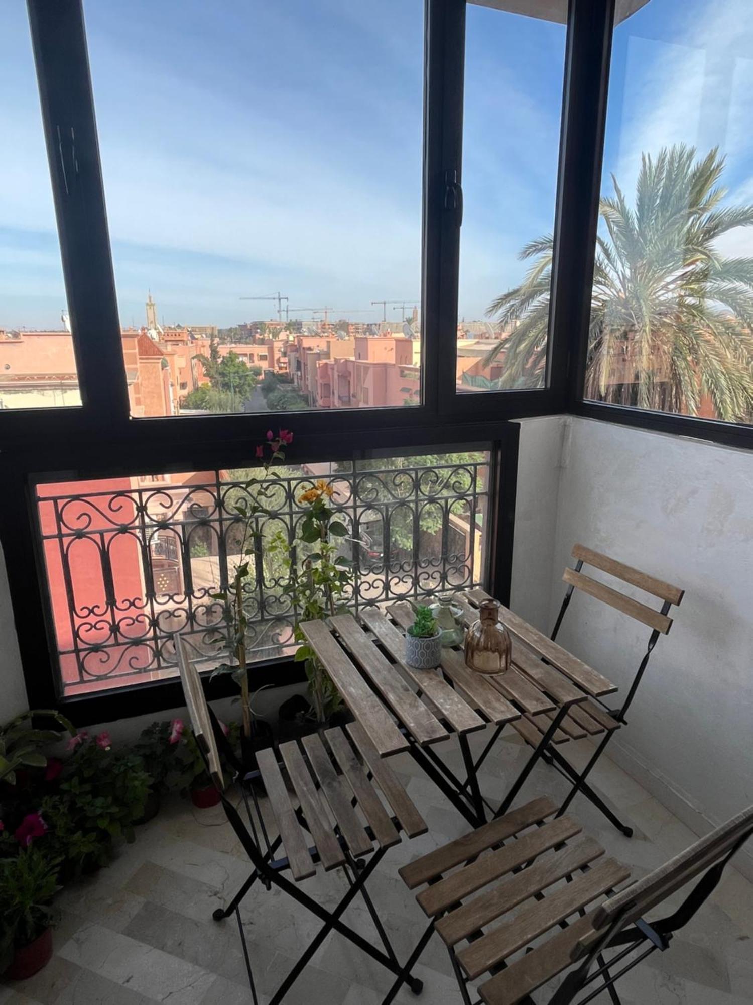 Appartement Malak - Residence Avec Piscine, Wifi, Gardien H24 Marrakesh Exterior photo